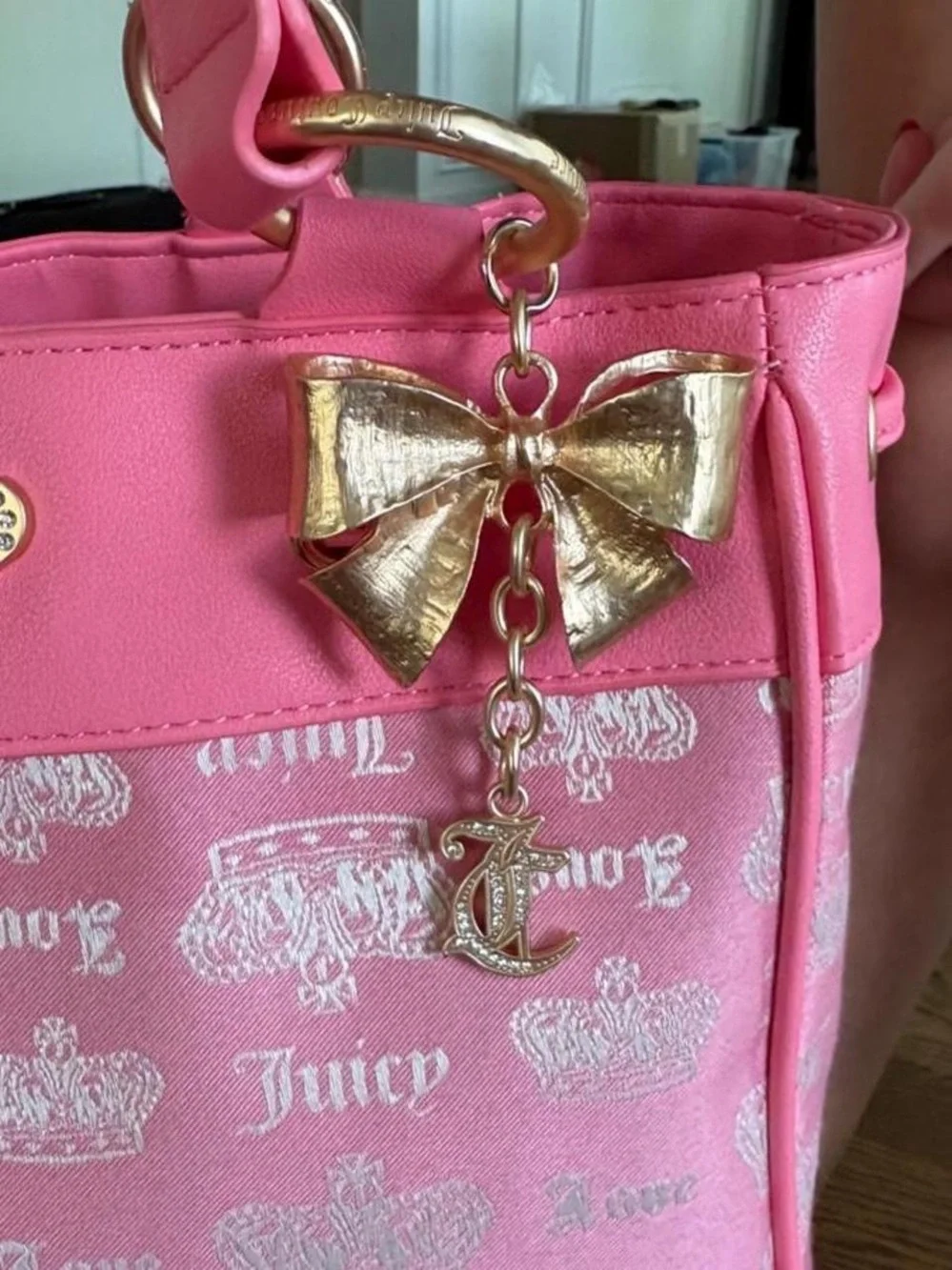 Juicy Couture RARE daydreamer tote bag - pink lemonade